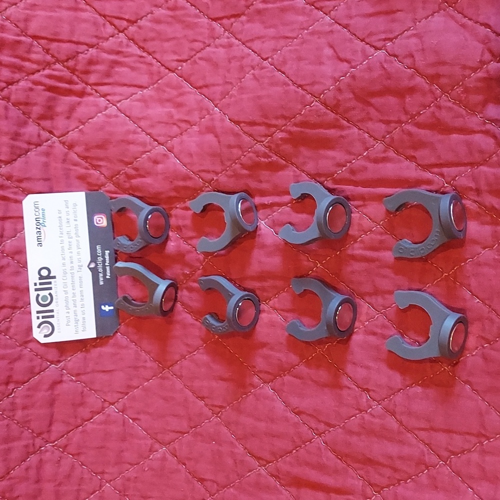 Essential Oil Magnetic Oil Clips Set Of 8 - Picture 2 of 2